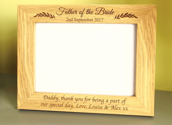 personalised gifts for father of the bride