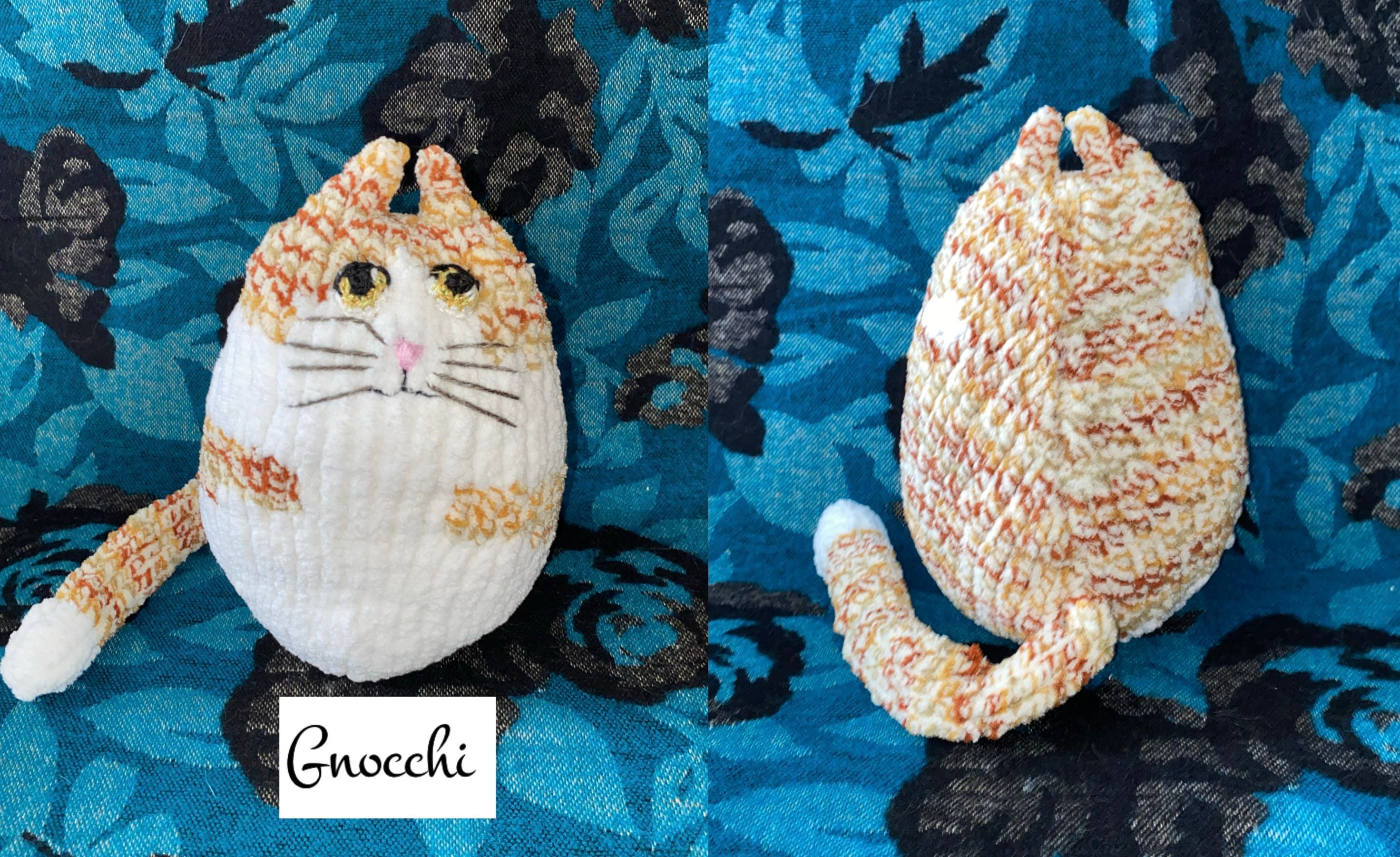 Knitted “roly-poly” Cat - Etsy