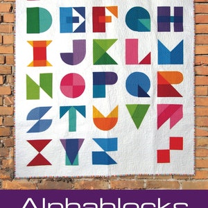 Alphablocks modern alphabet quilt pattern image 2