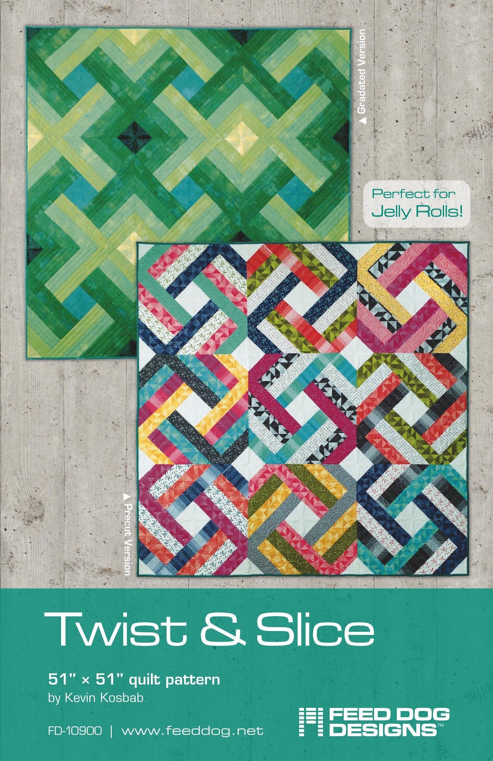 Jelly Roll Precut Quilt Pattern twist & Slice for 2 1/2inch Strips Etsy