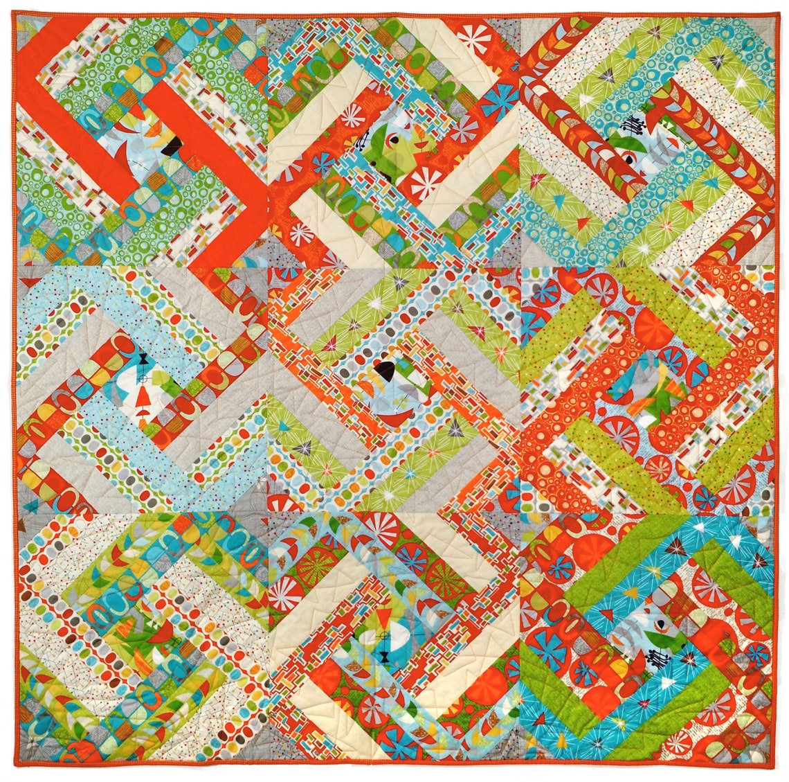 Jelly Roll Precut Quilt Pattern twist & Slice for 2 1/2inch Strips Etsy