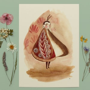 Thumbelina - A4 Poster