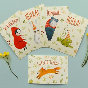 Ensemble de cartes de vœux Joyeux