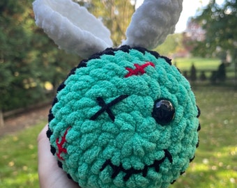 Zombee, gefüllte Zombie Biene, Amigurumi Biene, Halloween Biene, Halloween Stuffie