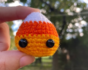 Halloween Amigurumi Mini Candy Corn, Crochet Candy Corn