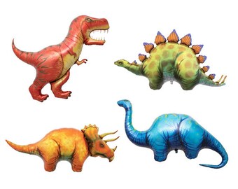 dinosaur balloons etsy