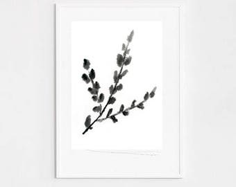 Black and White Botanial,Botanical Art,Minimalist Print,Modern Botanical Printables, Minimalist Botanical Art, Botanical Printable Wall Art