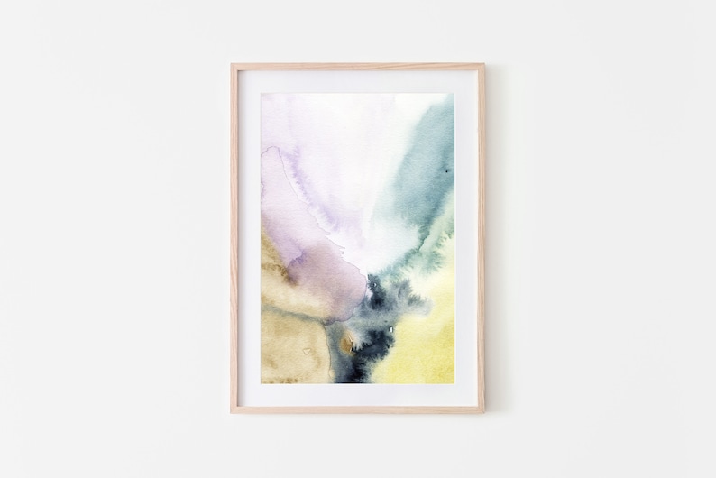 Abstract watercolor Art,Neutral Wall Art,Instant Download,Pastel Watercolor Print,Minimalist Art,Printable Watercolor,Abstract Art Download image 1