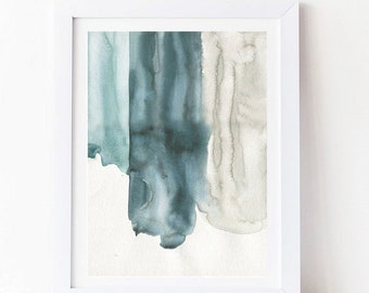 Modern Abstract Art,Abstract Printable Art,Watercolor Wall Art,Instant Download,Blue Art,Instant Download,Printable Art,Wall Art Prints