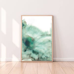 modern abstract print,green watercolor print,instant download art,abstract wall art,modern watercolor,blue wall art print,printable art