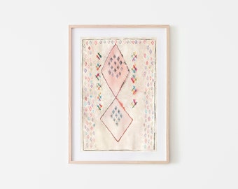 Moroccan Rug,Moroccan Decor,Neutral Art,Wall Art Abstract,Eclectic Pink Decor,Abstract Printable Art,Moroccan Rug Art,Neutral Eclectic Decor
