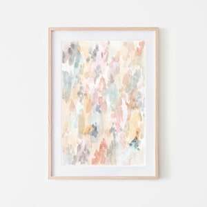 minimalist neutral print,abstract art,digital dowloand art,pastel neutral pr,Watercolor Print,Abstract Printable Art,Wall Art Print