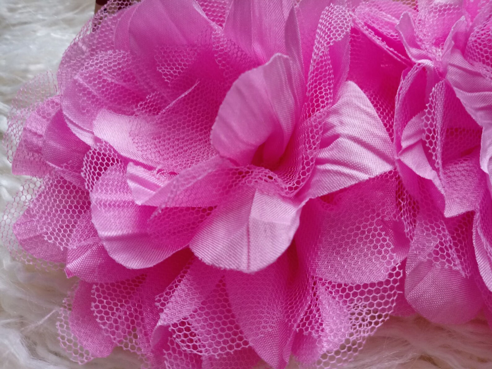 2 XL Large 5 Mesh flowers You Choose Quantity and Etsy