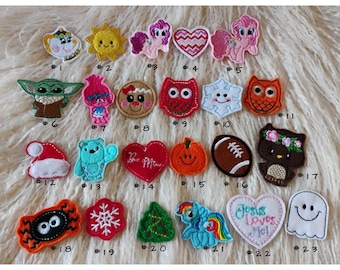 Felt Character Embellishments, Inspired Appliques, DIY Crafts