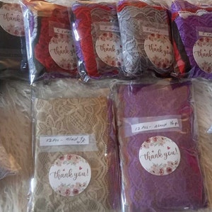 Dik elastisch kant van 3" per stuk - Grabbag Zacht elastisch DIY-voorraad rekbaar elastiek voor babyhoofdband Leveringswinkel - 1/2 werf tot 3/4-yard