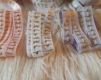 Dancer FOE: 5/8" Shiny Fold Over Elastic - Gymnastics Headband DIY