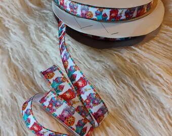 Shopkins Inspired Ribbon- Bow making or to decorate!!!Birthday parties, pillows, hat making