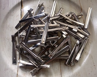 2.5 Inch Non-Slip Alligator Clips: DIY Hair Bow Supplies