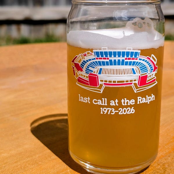 16oz Highmark Stadium Last Call at the Ralph Glass - Buffalo NY