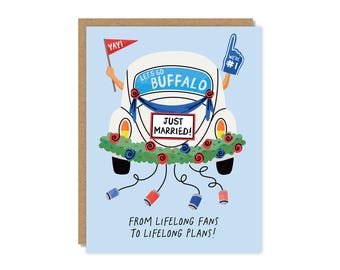 Lifelong Fans | Wedding Greeting Card | Funny & Punny Cards
