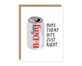 Hope Today Hits Just Right Happy Birthday Card, Diet Coke, Funny Coca Cola Soda Pop Gift, Diet Coke Lover, Gift for Her, Foodie
