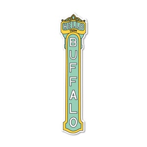 Hello From Buffalo Sticker | Buffalo, NY