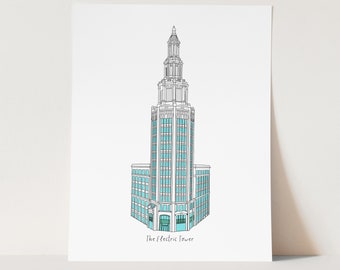 The Electric Tower Art Print | Buffalo NY Print