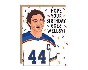 Hope Your Birthday Goes Wellsy Card, Garrett Graham Off Campus Birthday Card