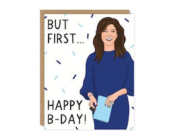 But first...Happy Birthday! | Birthday Card | Funny & Punny Cards