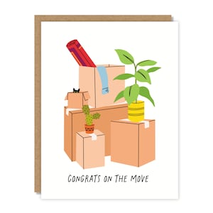 Congrats on the Move Card! | Moving Card | Housewarming Card