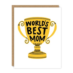 World's Best Mom | Mother's Day Card | Funny & Punny Cards
