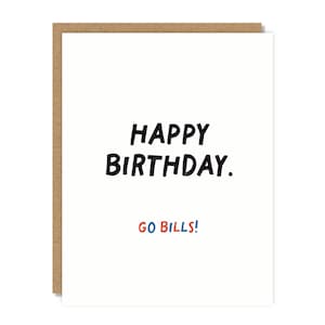 Happy Birthday. Go Bills! | Birthday Card | Funny & Punny Cards