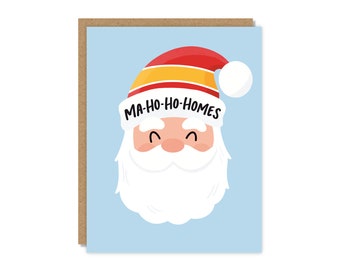 Kansas City Ma Ho Ho Homes Santa Card | Christmas Card | Funny & Punny Cards