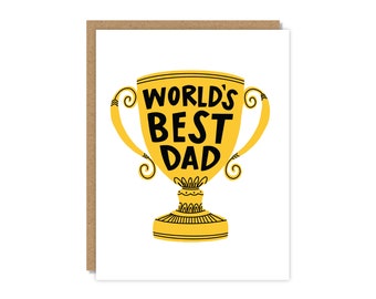 World's Best Dad | Father's Day Card | Funny & Punny Cards