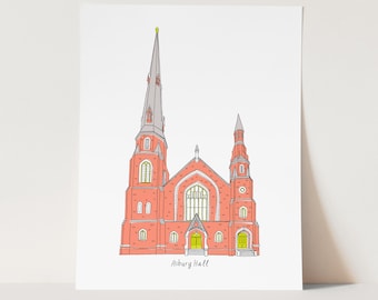 Asbury Hall Art Print | Buffalo NY Print