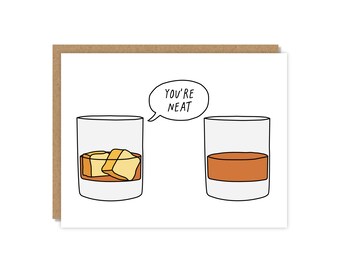 You're Neat | Just Because Greeting Card | You're Neat | Funny & Punny Cards