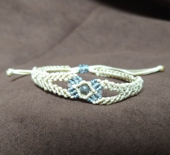 Macrame bracelet shop etsy