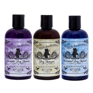 Mr. Wigglebottom's® Gift Pack 2 8 oz. Lavender, Original and Unscented Dog Shampoo Bild 1