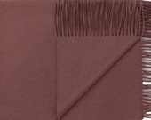 Wool Blanket Scarf, Wool Wrap, Solid Colour Oversized Blanket Scarf, Wool Shawl, Wool Cape, Wedding Shawl, Bridal Cape, Red Brown Warm Brown