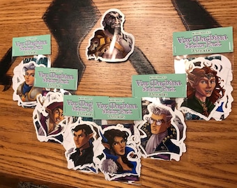 Vox Machina Critical Role Sticker Set