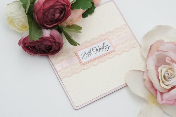 Handmade Wedding Wishes Cards Wedding Greeting Cards Etsy
