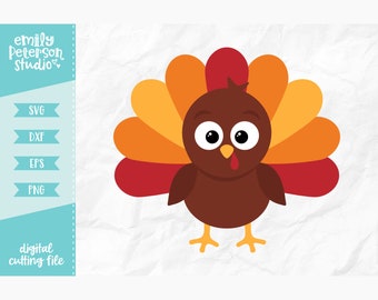 Download Cute Turkey Card Etsy PSD Mockup Templates