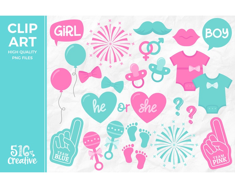 Gender Reveal Clip Art Baby Clipart Baby Shower Clip Art Etsy Gender Reveal Clip Art Baby Clipart Baby Shower Clip Art Etsy