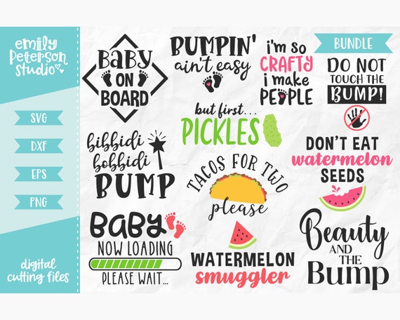 Download Clip Art Cutting File Commercial Use Pregnancy Svg Bundle Instant Download Cut File 11 Designs Svg Dxf Eps Png Art Collectibles