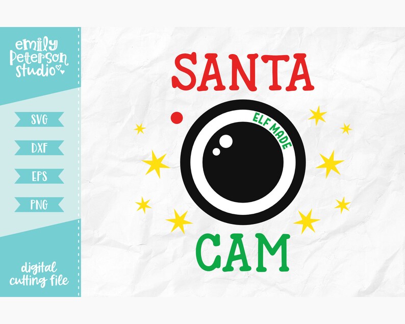 Download Christmas Svg Svg Dxf Eps Png Cutting File Cut File Instant Download Santa Cam Svg Commercial PSD Mockup Templates