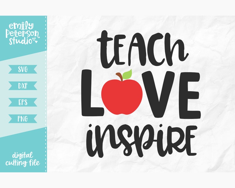 Free Free Teach Love Inspire Svg 565 SVG PNG EPS DXF File
