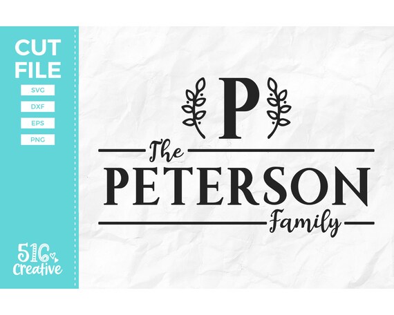 Download Svg Dxf Eps Png Instant Download Family Monogram Svg Cut File Commercial Use Cutting File Monogram Frame Svg Clip Art Art Collectibles