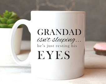 grandads not sleeping mug