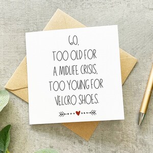 Joyeux soixantième anniversaire, 60e anniversaire d'un ami, carte sarcastique de 60e anniversaire, carte de 60e anniversaire drôle, carte de 60e anniversaire pour lui