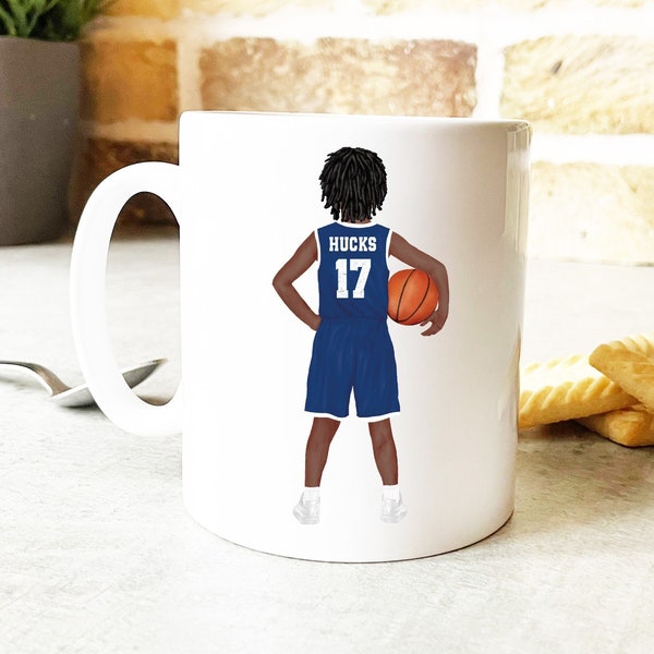 Personalised Basketball Mug, Boys Mug, Girls Basketball Gift, Basketball Gift, Basketball Lover, Basketball Player